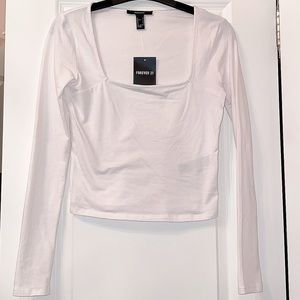 Forever 21 square neck Tee
